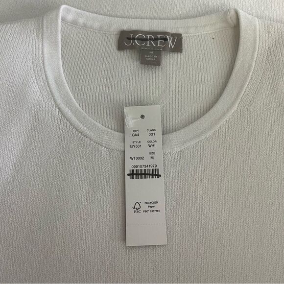 J.Crew Sleeveless sweater-dress in stretch viscose blend NWT Size M - Picture 6 of 14